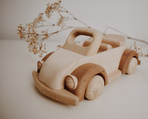Wooden Beetle Convertible Car
