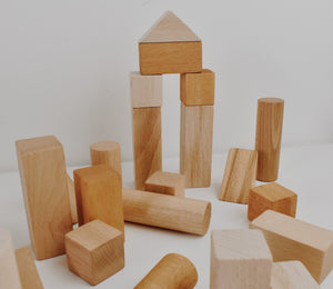 Bubble's Wooden Building Blocks